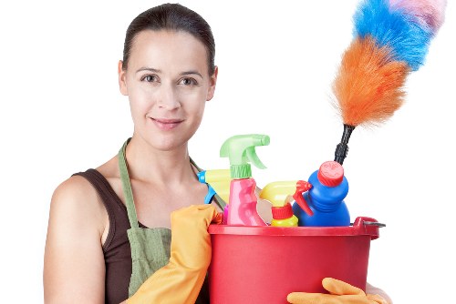 Professional cleaning company working in a SW11 home near Battersea