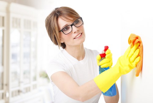 Local after builders cleaning for a renovated flat in SW11