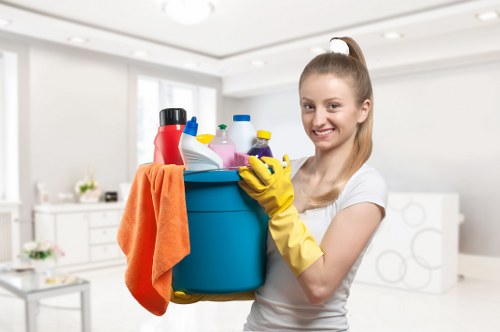 Safe carpet cleaning process with hazard awareness