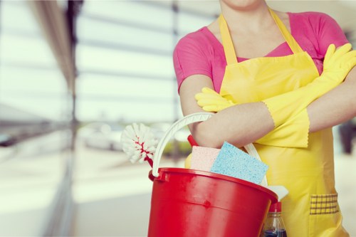 Local cleaners maintaining a commercial office in SW11