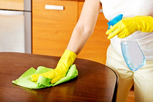 Commercial carpet cleaning in an office setting